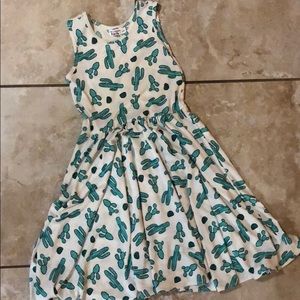 Dot dot smile cactus dress